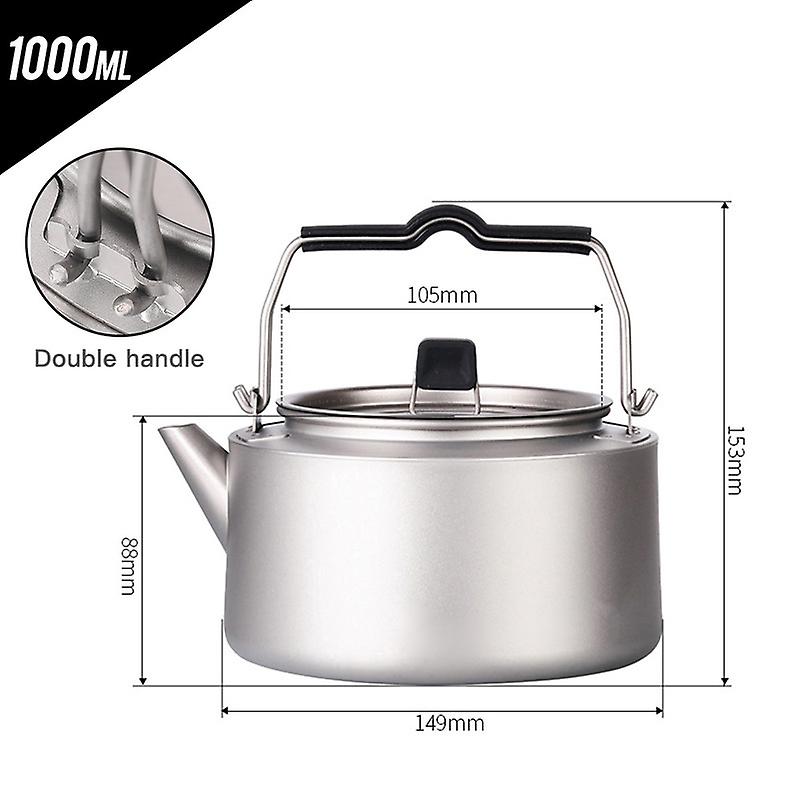 Titanium Tea Pot Kettle Lightweight