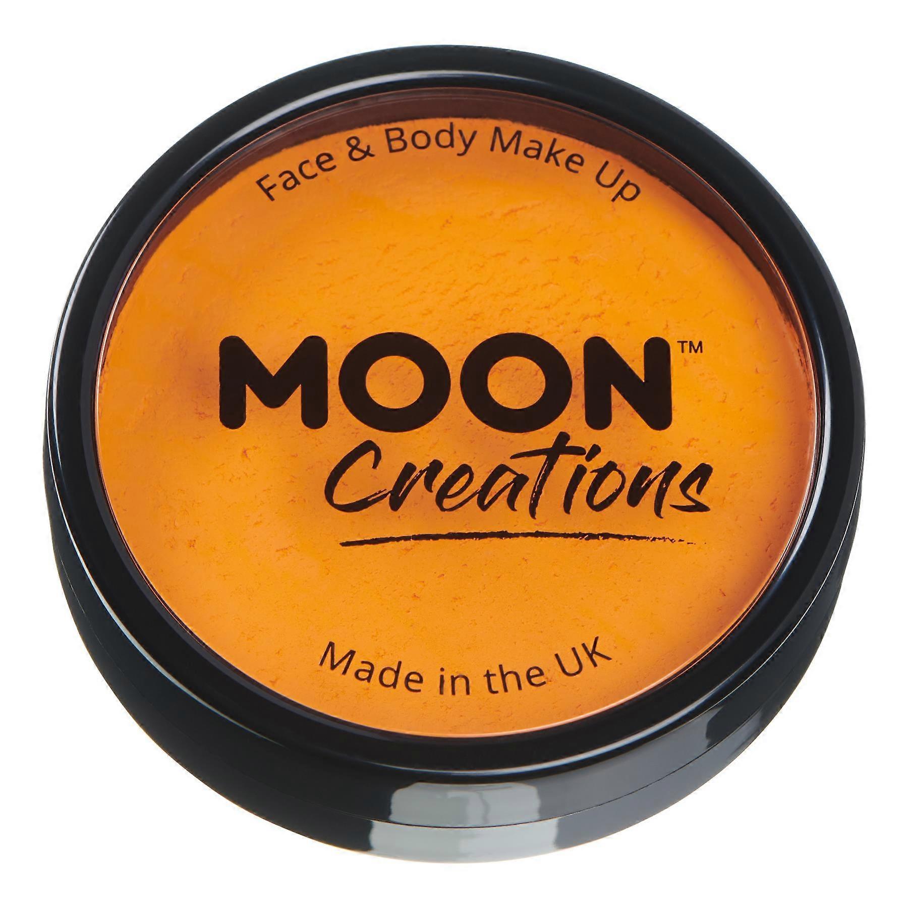 Moon Creations - Pro Face Paint Cake Pots - Sunshine Orange