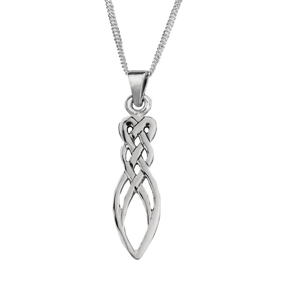 Celtic Eternity Knotwork Necklace Pendant - Includes A 18"Chain