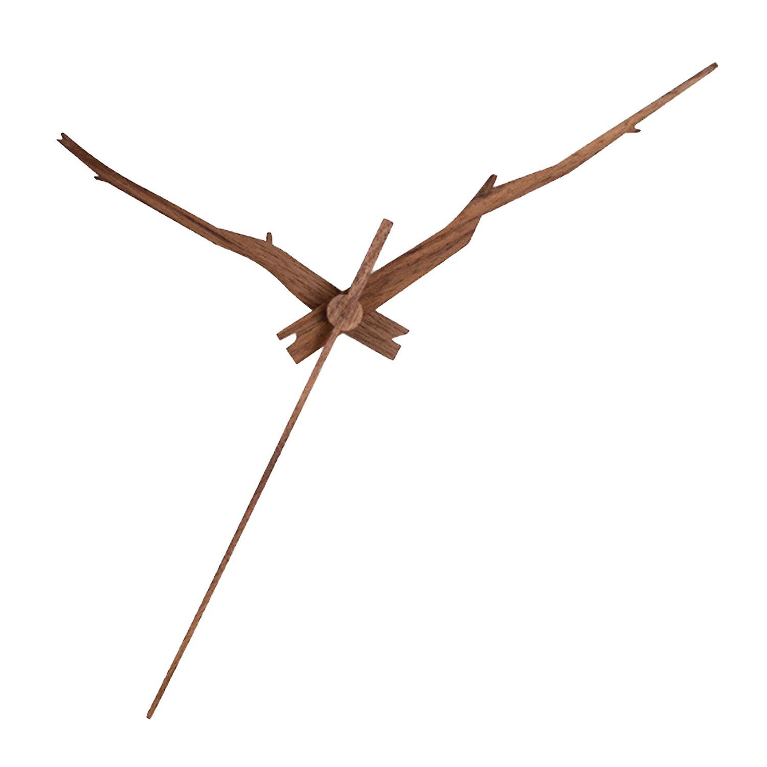 ZHOUBA 3Pcs / Set Clock Mains Pièces de réparation en bois massif à couple élevé avec couvercle en c