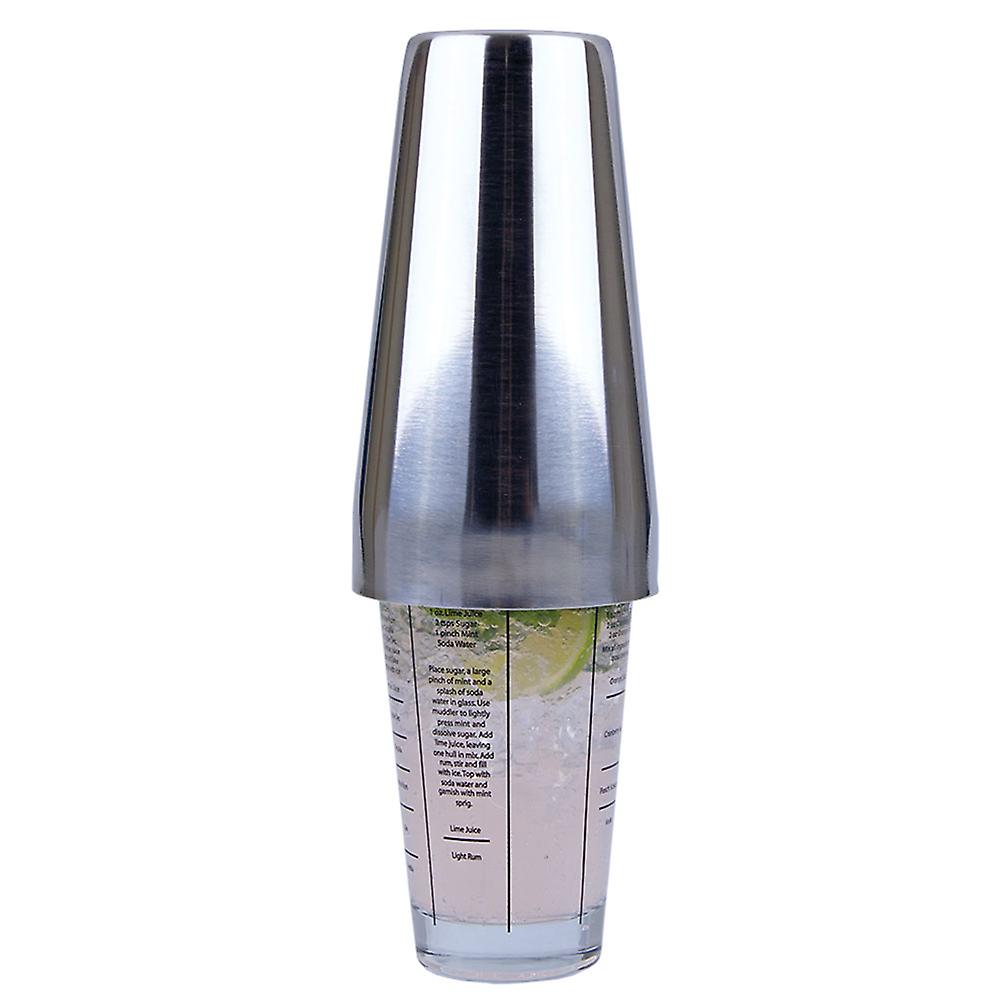 Bartender Boston Cocktail Shaker Quality Stainless Steel Dishwasher Safe 750mL