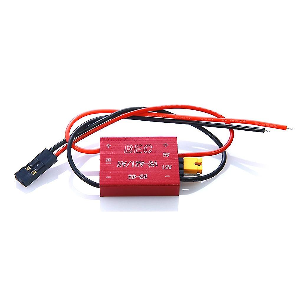 Lowest Rf Noise Bec Full Shielding Antijamming Switching 5v / 12v Rc Ubec 3a