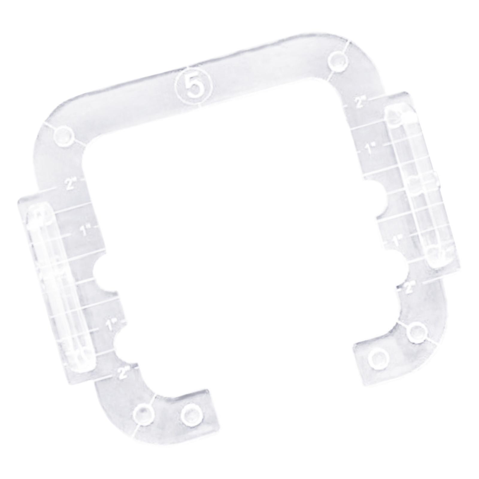 Free Motion Quilting Template Ruler Frame Drawing DIY Tracing Tools