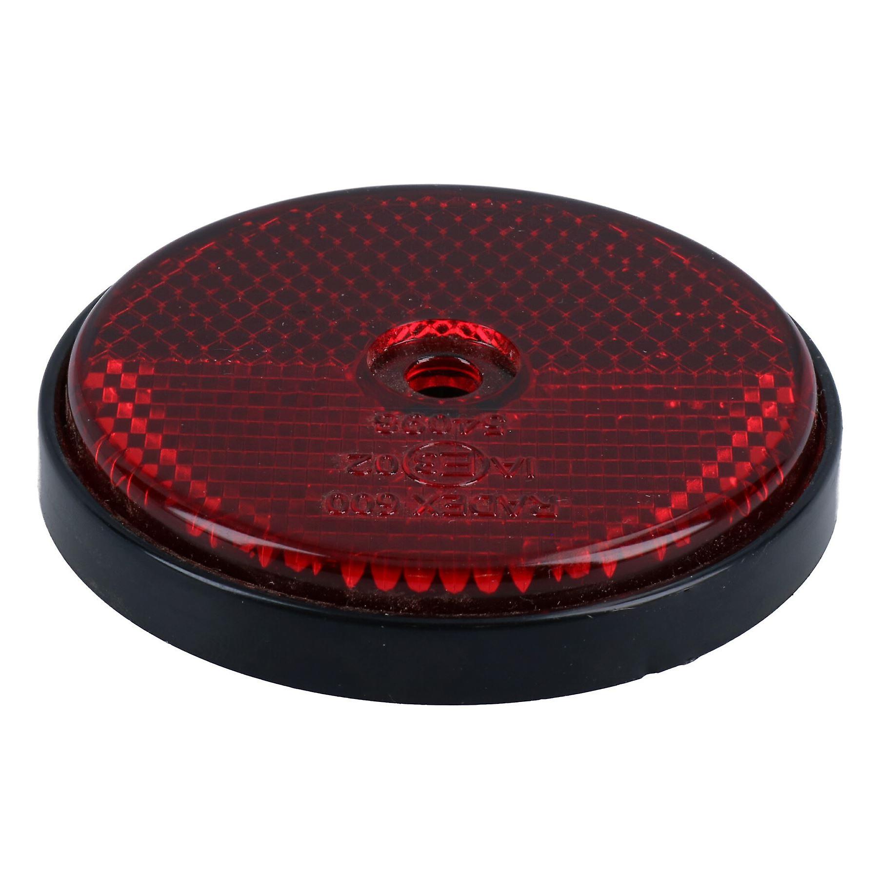 Red Round Rear Reflector Pack of 10 for Trailers Fence Gate Posts TR072