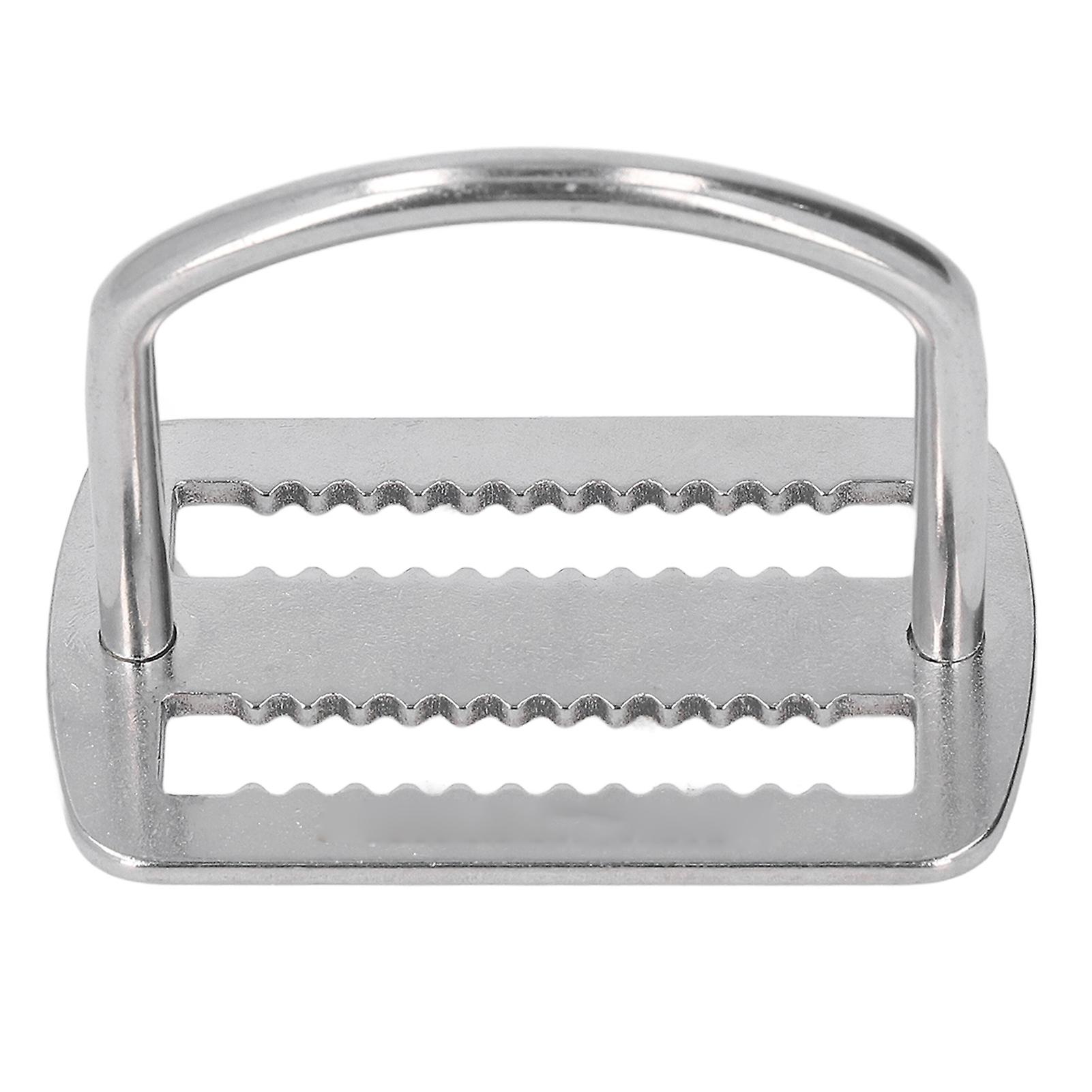 D Ring Harness Retainer Stainless Steel D Ring Belt Slide Keeper Stopper for Diving Accessories