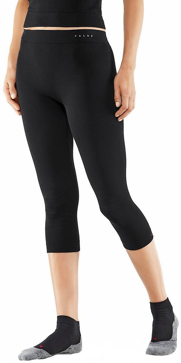 Falke Wool-Tech Light Regular Fit 3/4 Tights - Black