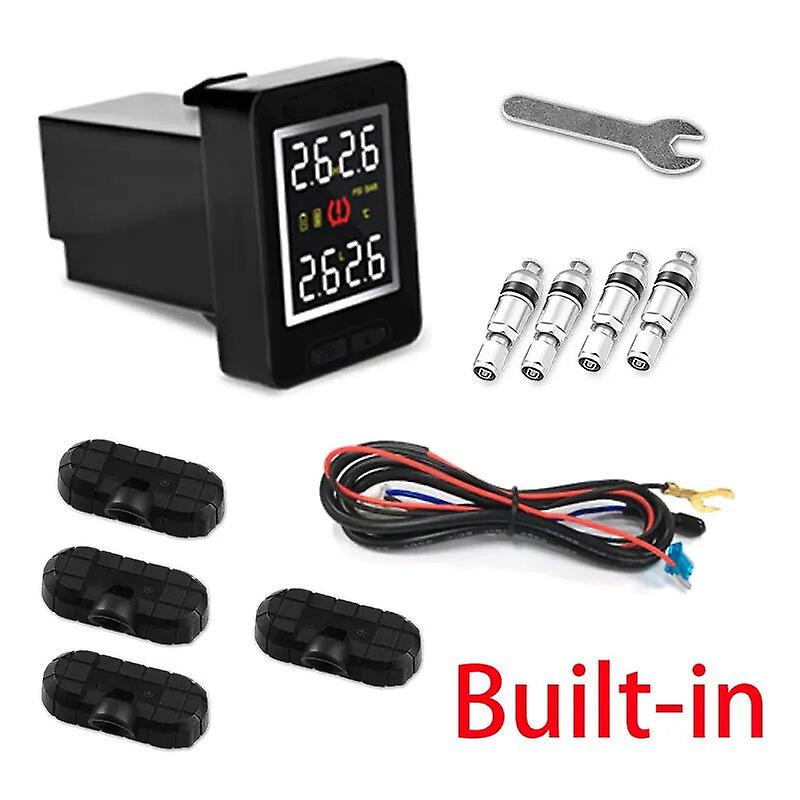 Xinscnuo Car Tpms For Toyota Prado Tire Pressure And Temperature Monitoring System With 4 Sensors