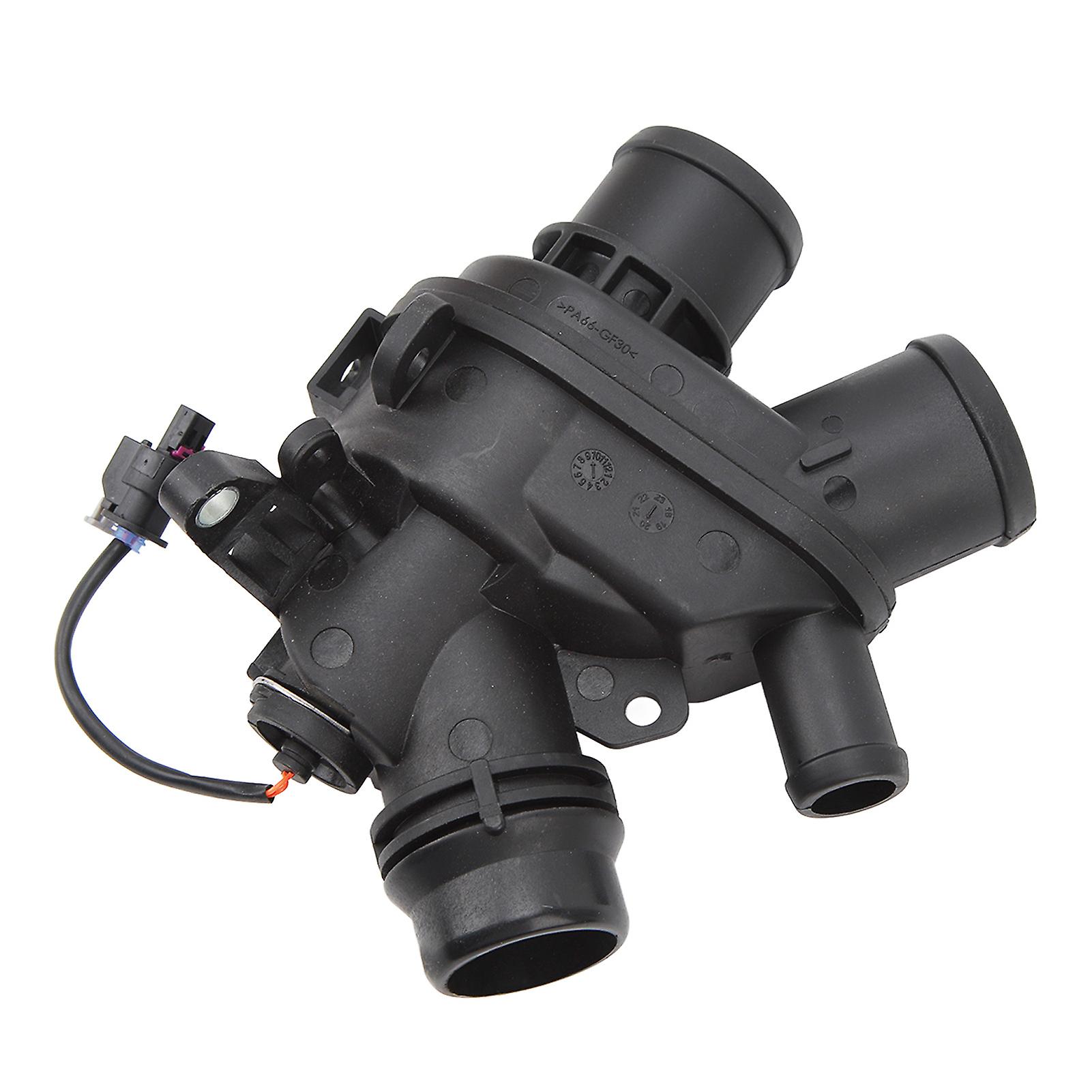 Thermostat Housing Assembly LR107288 Accurate Temperature Control Black Replacement For Range Rover Sport 3.0L