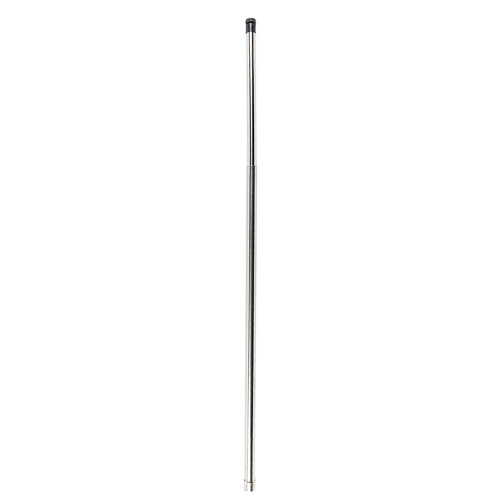 58-98cm Stainless Steel Extendable Wardrobe Rod, Silver