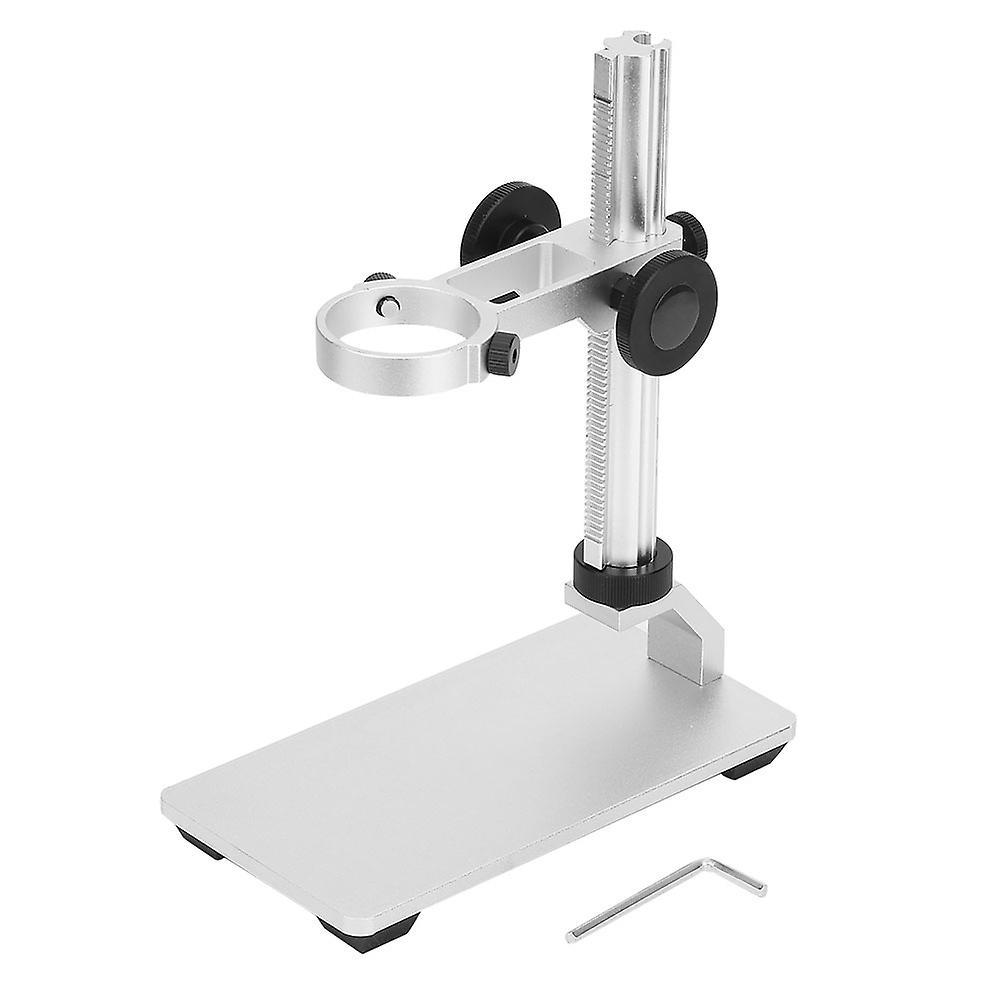 USB Digital Microscope Stand Adjustable Aluminium Alloy Durable Stable Base Precision Focusing Height Adjustment Tool for Laborator
