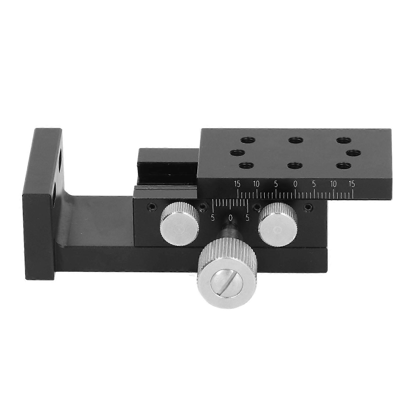 Z Axes Manual Linear Slide Stage High Accuracy Gear Type Knob Control Sliding Table with Scale 50x30mm