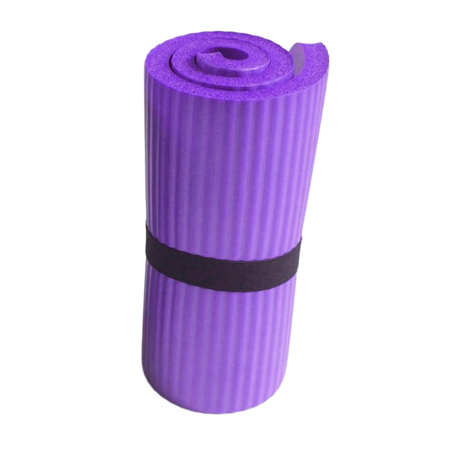 Non Slip Exercise Mat for Yoga Shock Absorption Soft Pilates Exercise Mat for Men and Women Home