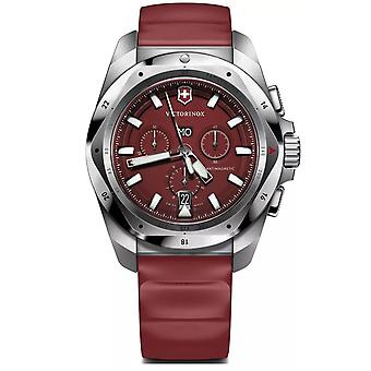Victorinox Stainless Men's Analog Quartz Watch with Rubber Bracelet V241986
