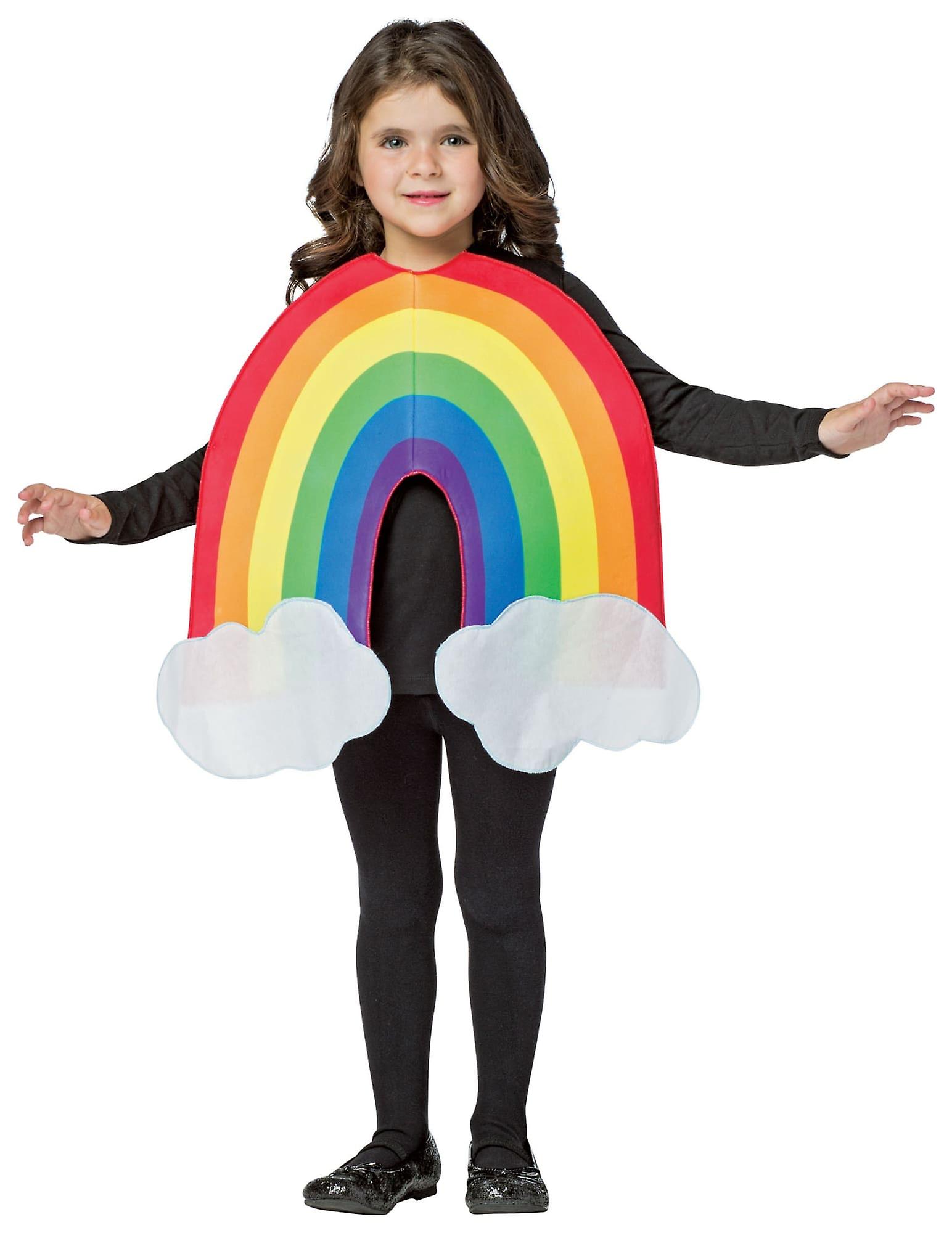 Rainbow With Cloud Nature Weather Book Week Unisex Child Boys Girls Costume 4-6