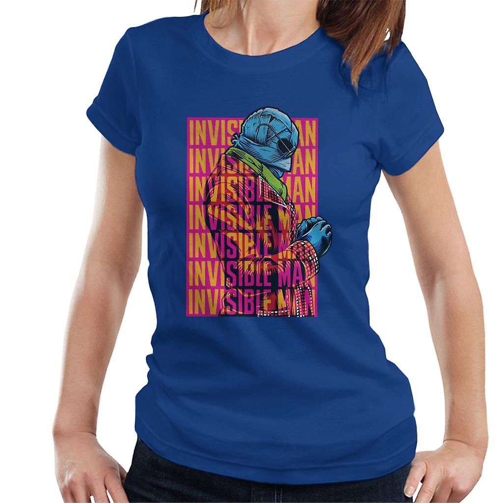 The Invisible Man Silhouette Multi Logo Women's T-Shirt