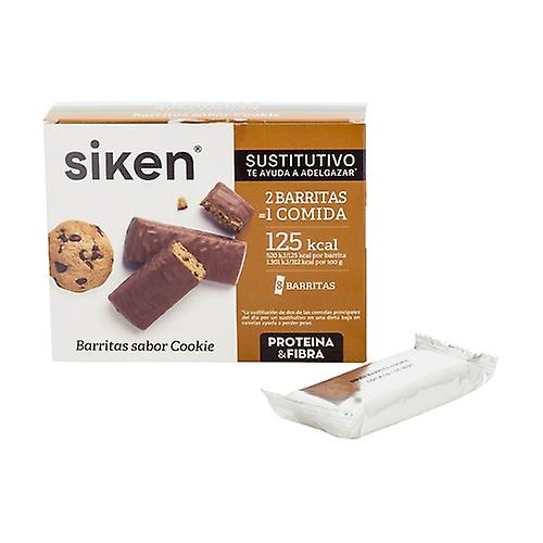 Siken Substitute Cookie Bars 8 bars of 40g