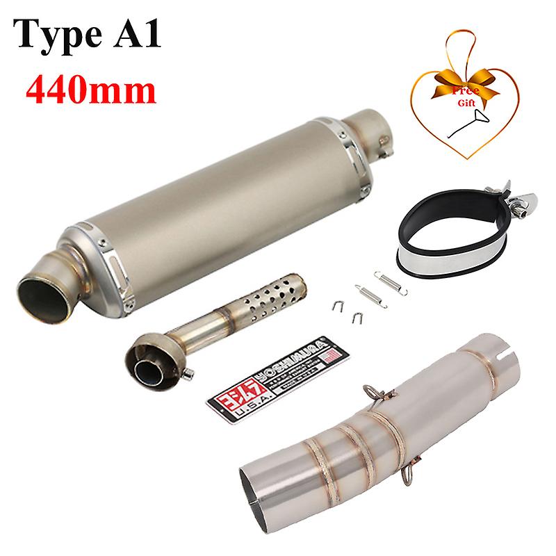 Für honda cbr500 cbr500x cb500f 2013-2020 motorrad auspuff systeme modifiziert mit middle link rohr schall dämpfer db killer