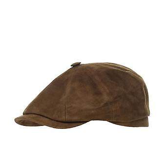 Stetson Nubuck Leather Hatteras Cap