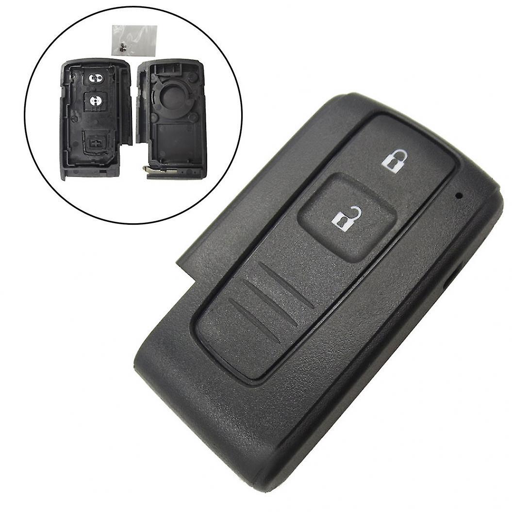 2 Button Card Cover Car Key Case for Prius 2004-2009 Corolla Verso Camry