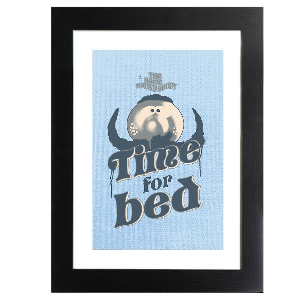 The Magic Roundabout Zebedee Time For Bed Framed Print