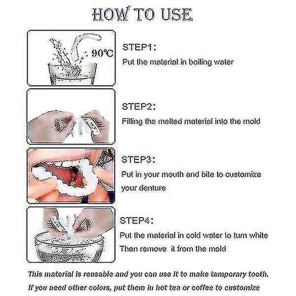 Upper/lower Comfort Fit Flex Whitening Denture Braces