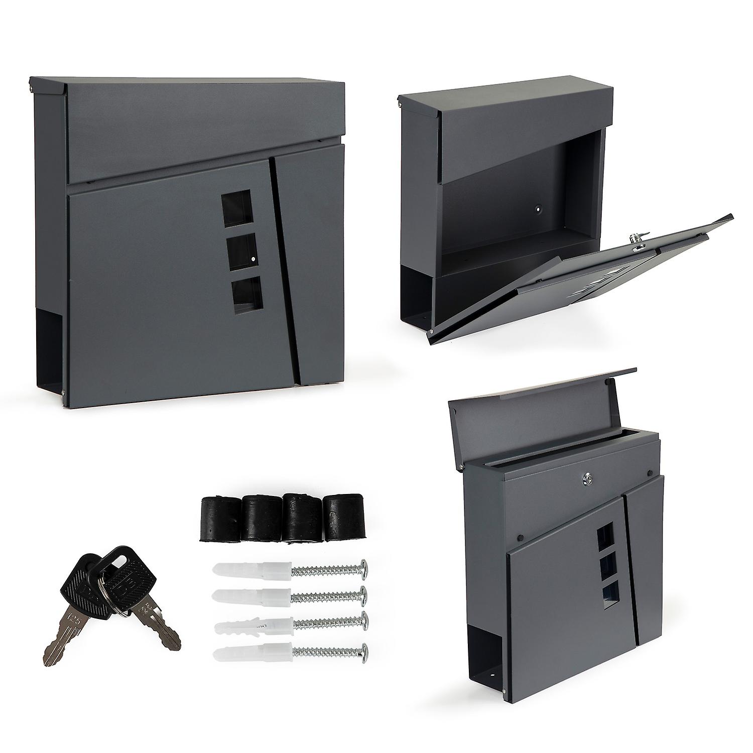 Krantenbrievenbus van gegalvaniseerd staal