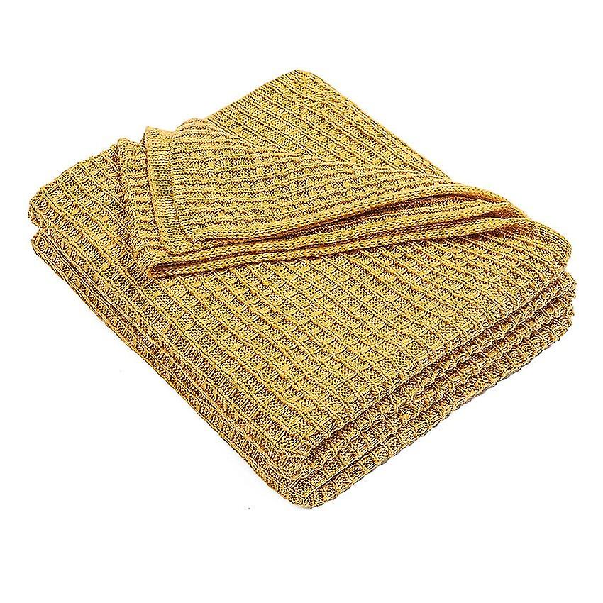 Bedspread (130x150cm) - Lightweight Summer Waffle Bedspread - Versatile Ventilated Sofa Bedspread -