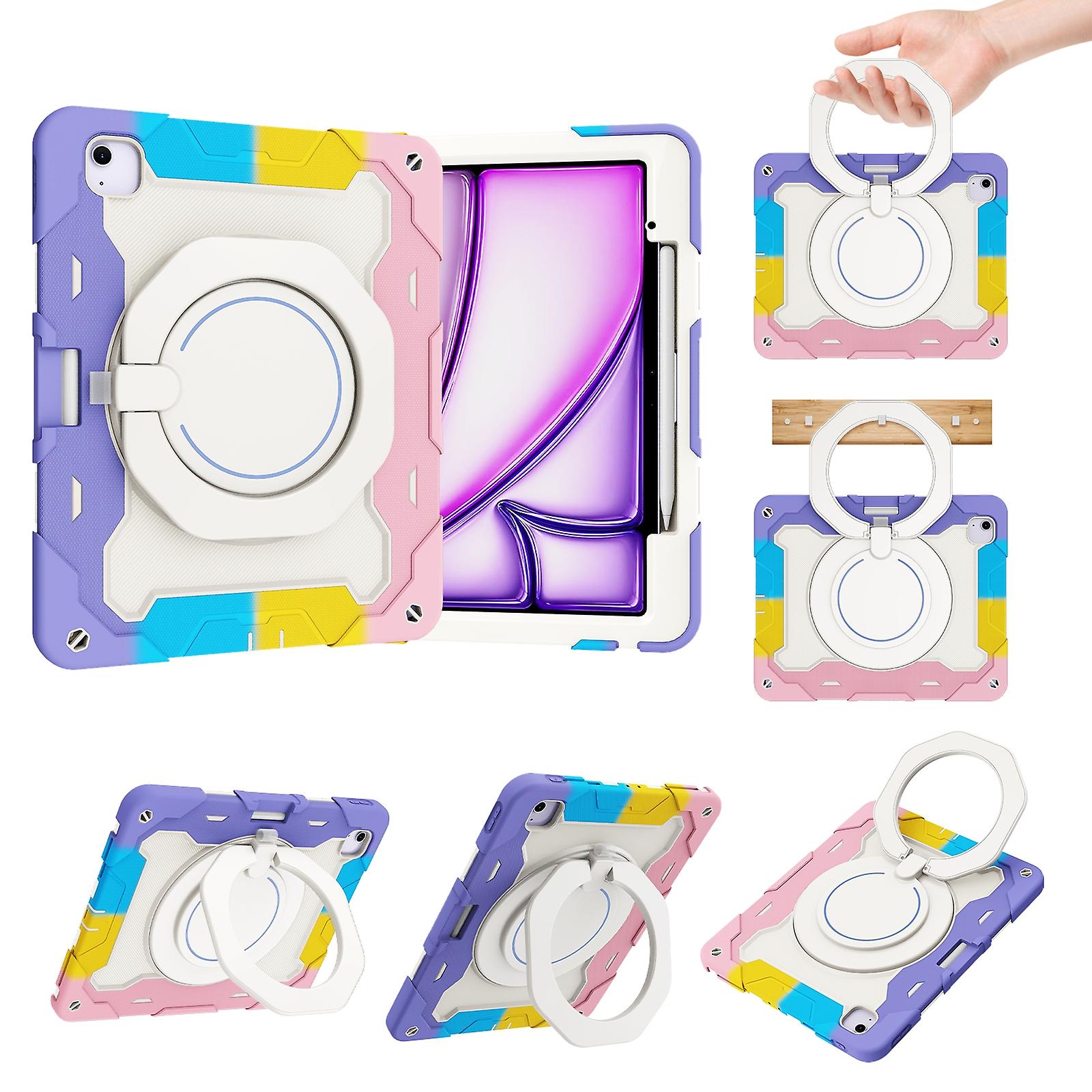 Ring Holder Tablet Case For iPad Air 13 2024