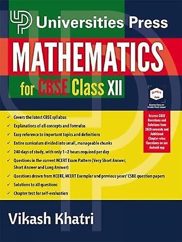 Mathematics For Cbse Class Xii by Vikash Khatri Paperback