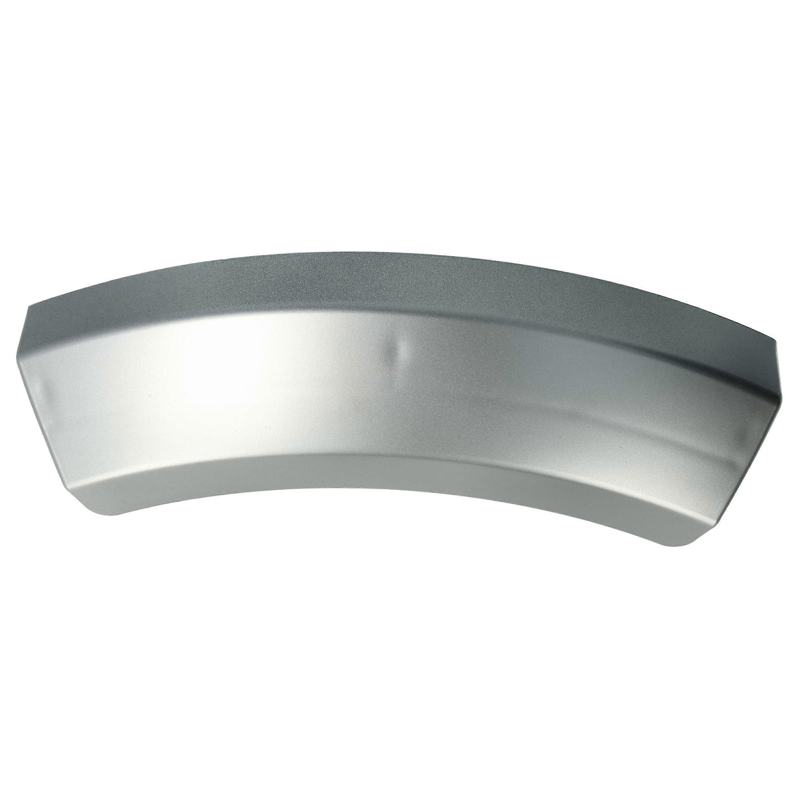 VHBW Dveřní klika kompatibilní s Bosch WTE86302AU/27, WTE86302BY/05, WTE86302BY/08, WTE86302CH/05, WTE86302CH/08, WTE86302CH/13 Sušička Plast Stříbrná
