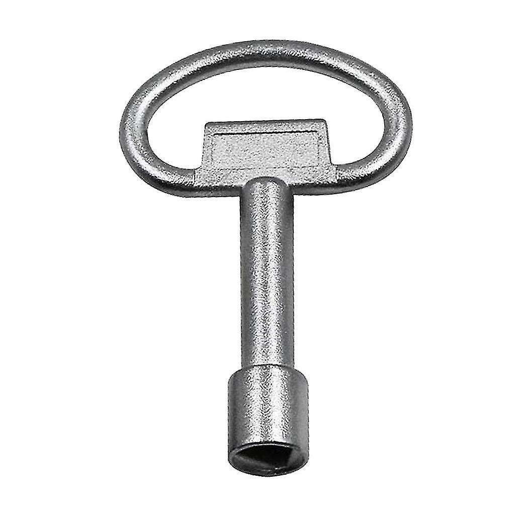 Triangular Wrench Electric Cabinet Elevator Water Meter Valve Wrench (Silver) (1 piece)
