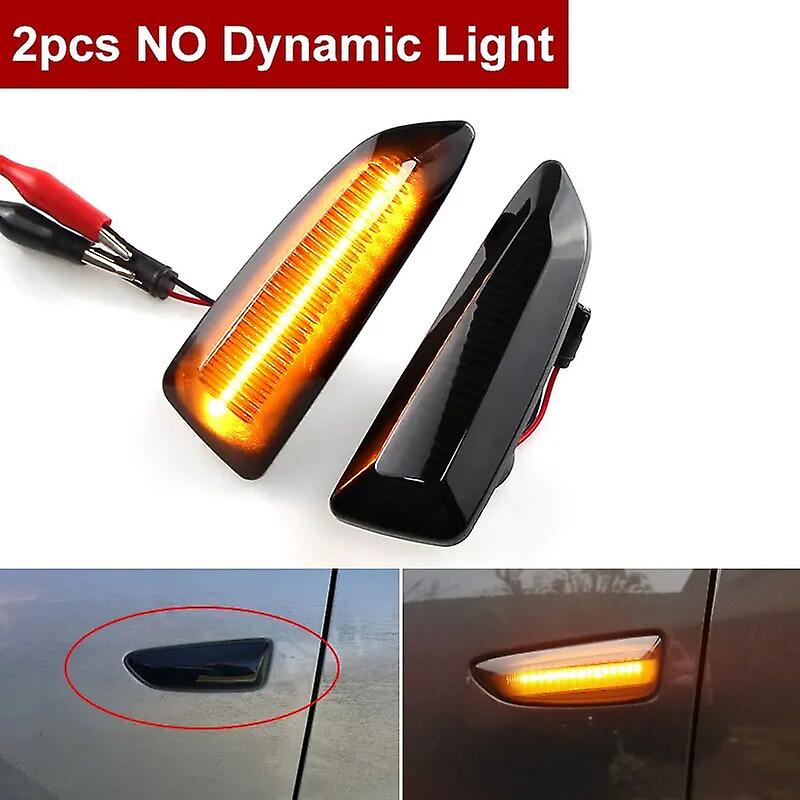 2pcs Led Amber Dynamic Flowing Turn Signal Side Marker Light For Opel Astra J K 2015 Zafira C Insignia B Grandland X 2017