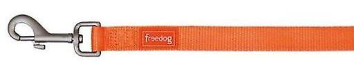 Freedog Correa Tirador Nylon Basic Neon Naranja Fluor