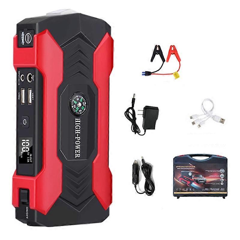 J12 Digital Display Jump Starter 12V Car Emergency Starter 10000mAh Mobile Phone Battery Pack with S