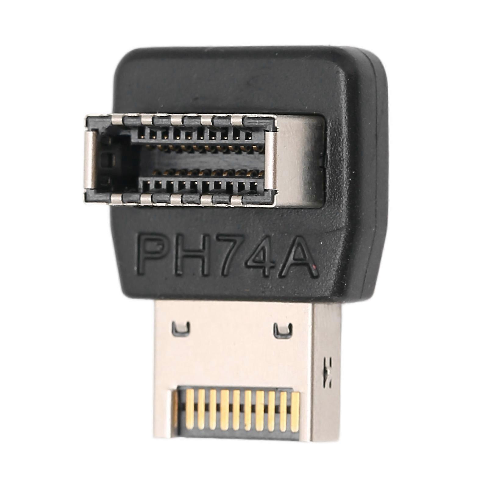 USB3.1 TYPE E-adapter Computermoederbord USB3.1 TYPE E-adapter 90 graden stuurbocht (PH74A)