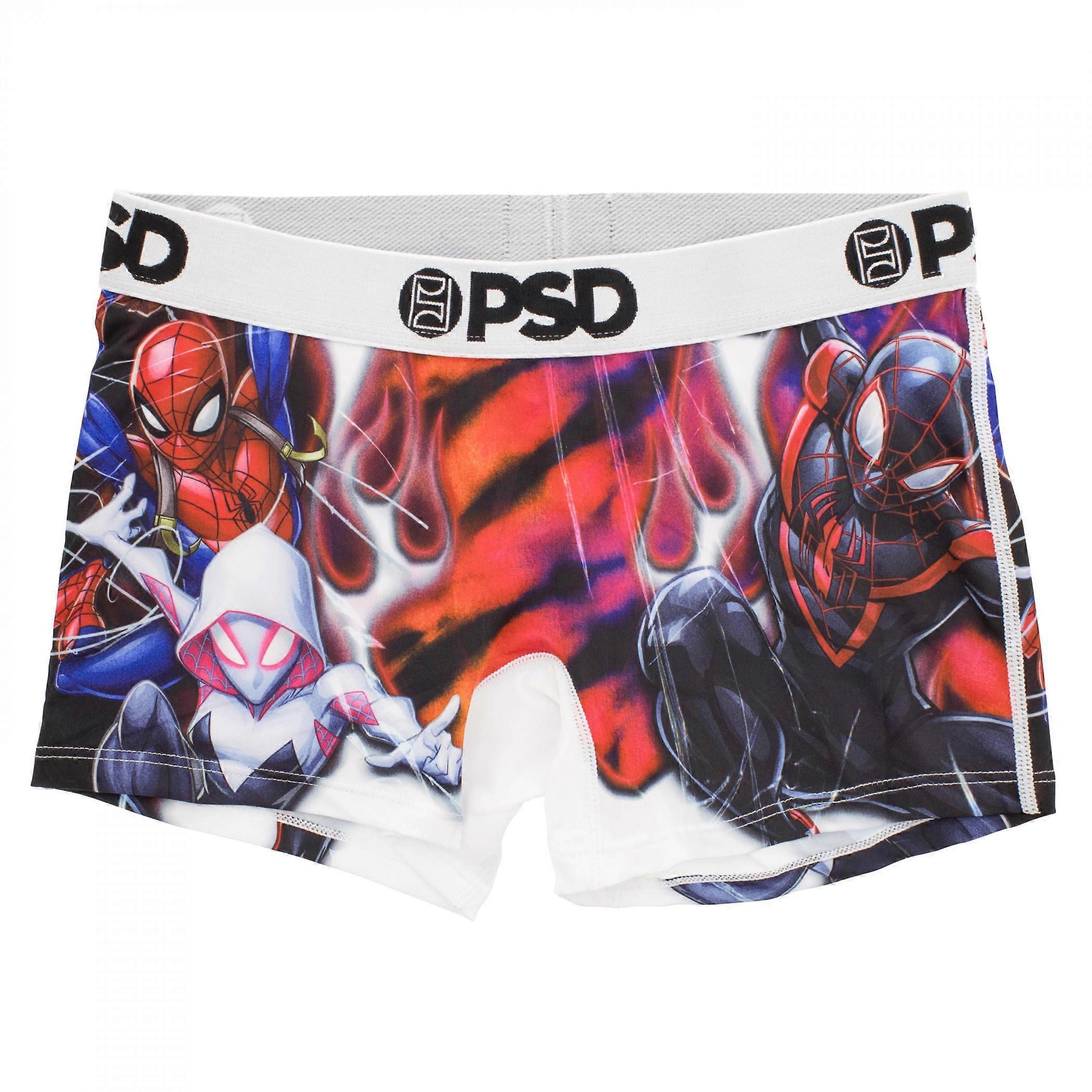 Spider-Man Spider-Verse Triad PSD Boyshorts Underwear