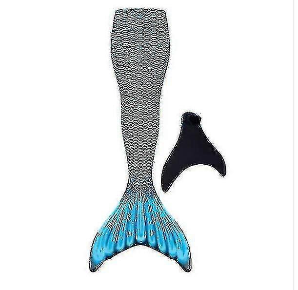 M;ブルーキッズ耐摩耗マーメイドテール水泳用、モノフィン付属