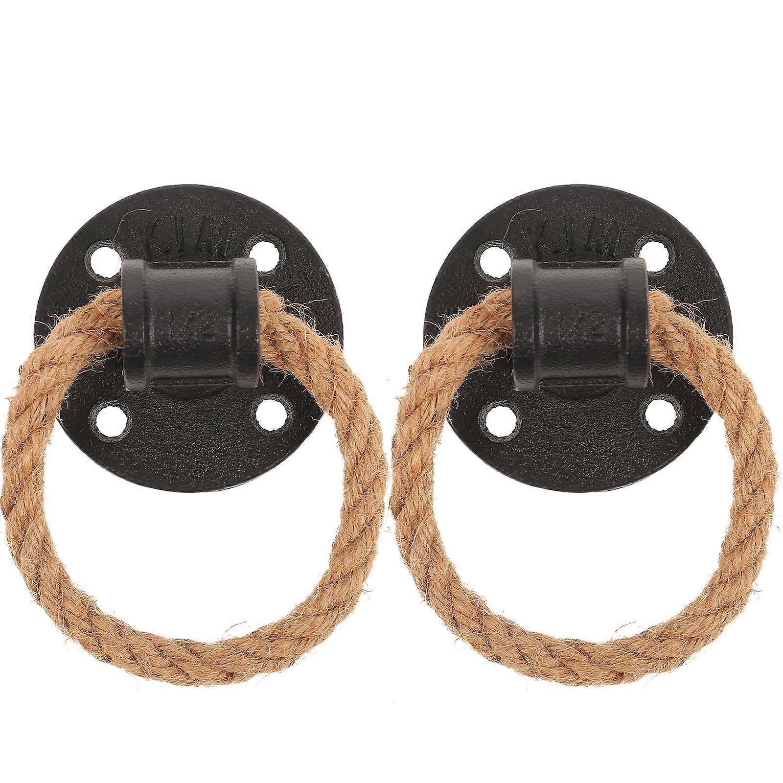 2Pcs Vintage Door Handle Cabinet Drawer Pull Ring Cupboard Wardrobe Handle