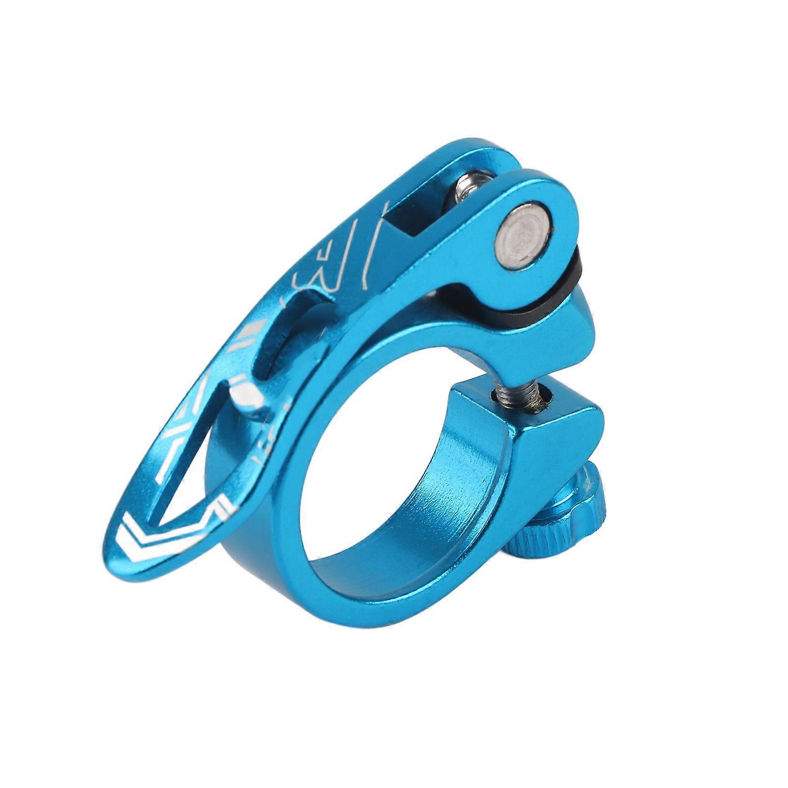 BOLANY Mountain Road Bike Seat Post Clamp Quick Release Σφιγκτήρας ποδηλάτου 31.8mmΜπλε