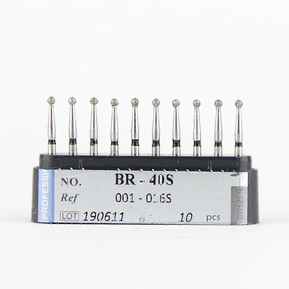 50pcs BR-40歯科用ダイヤモンドボールバー高速ハンドピース研磨歯のホワイトニングツール歯科医クリニックツール