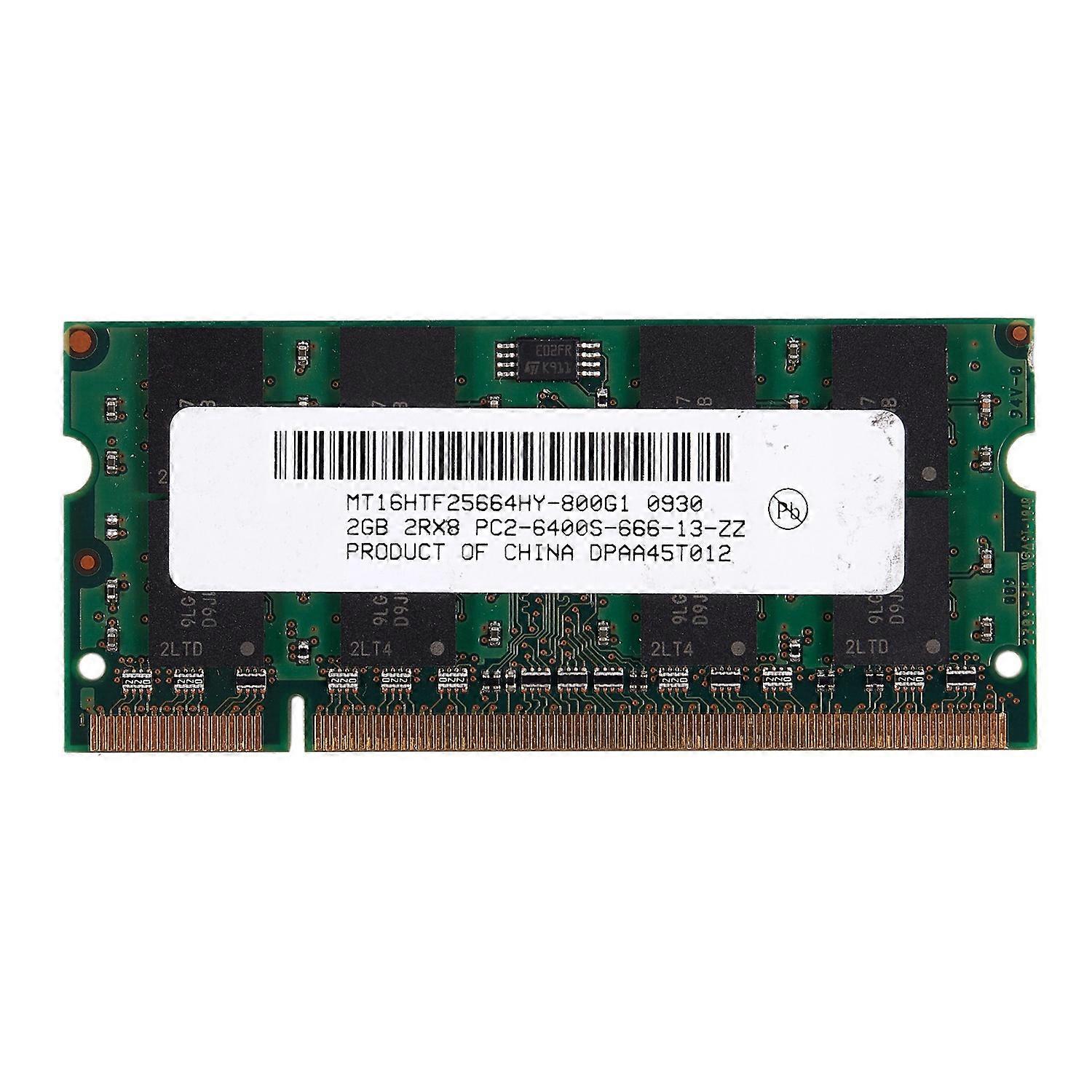 2GB DDR2 PC2-6400 800MHz 200Pin 1.8V Laptop Memory SO-DIMM Notebook RAM