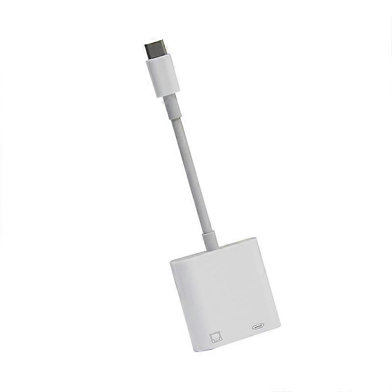 Typ C OTG Ethernet Adapter USB C zu RJ45 Ethernet LAN Kabelgebundener Netzwerkkonverter 100Mbs für Typ C Mo