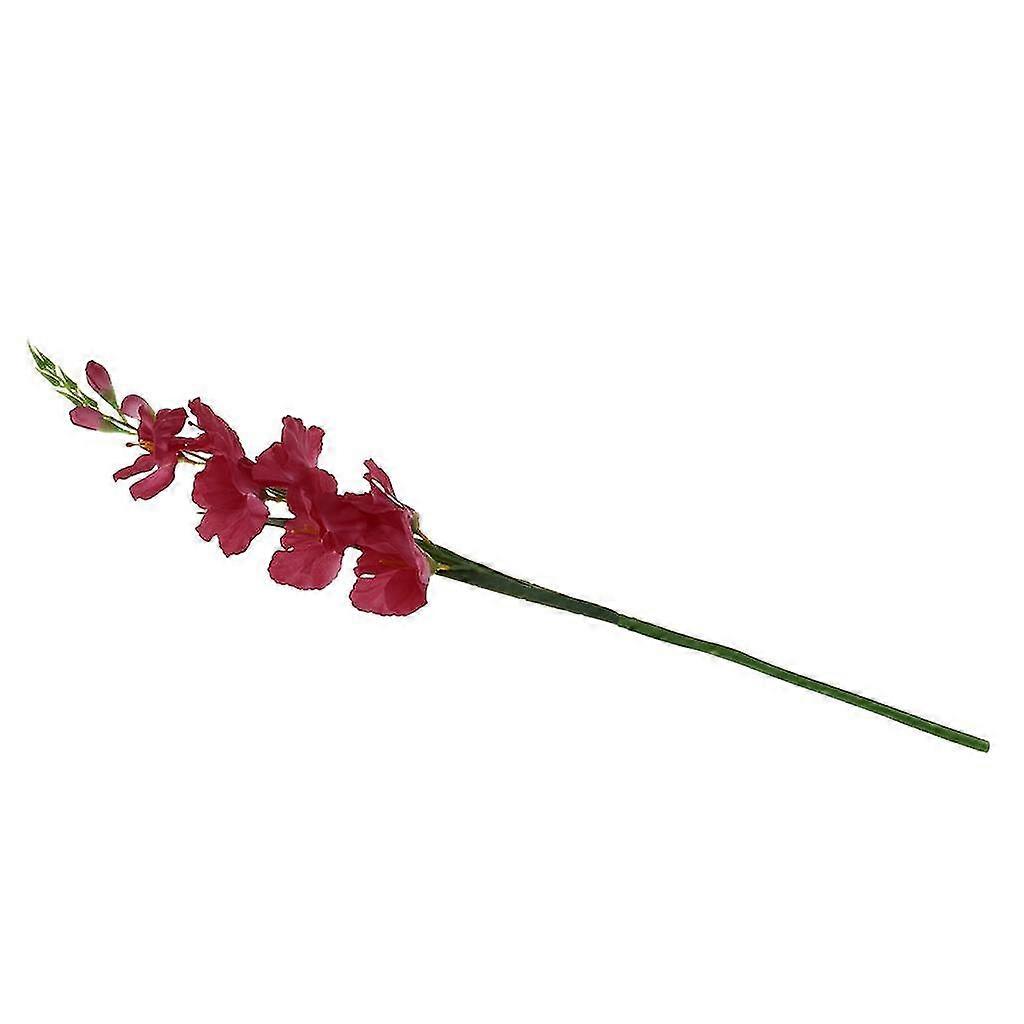 Artificial Simulation Gladiolus Flower Stem Wedding Home Decor  Yellow