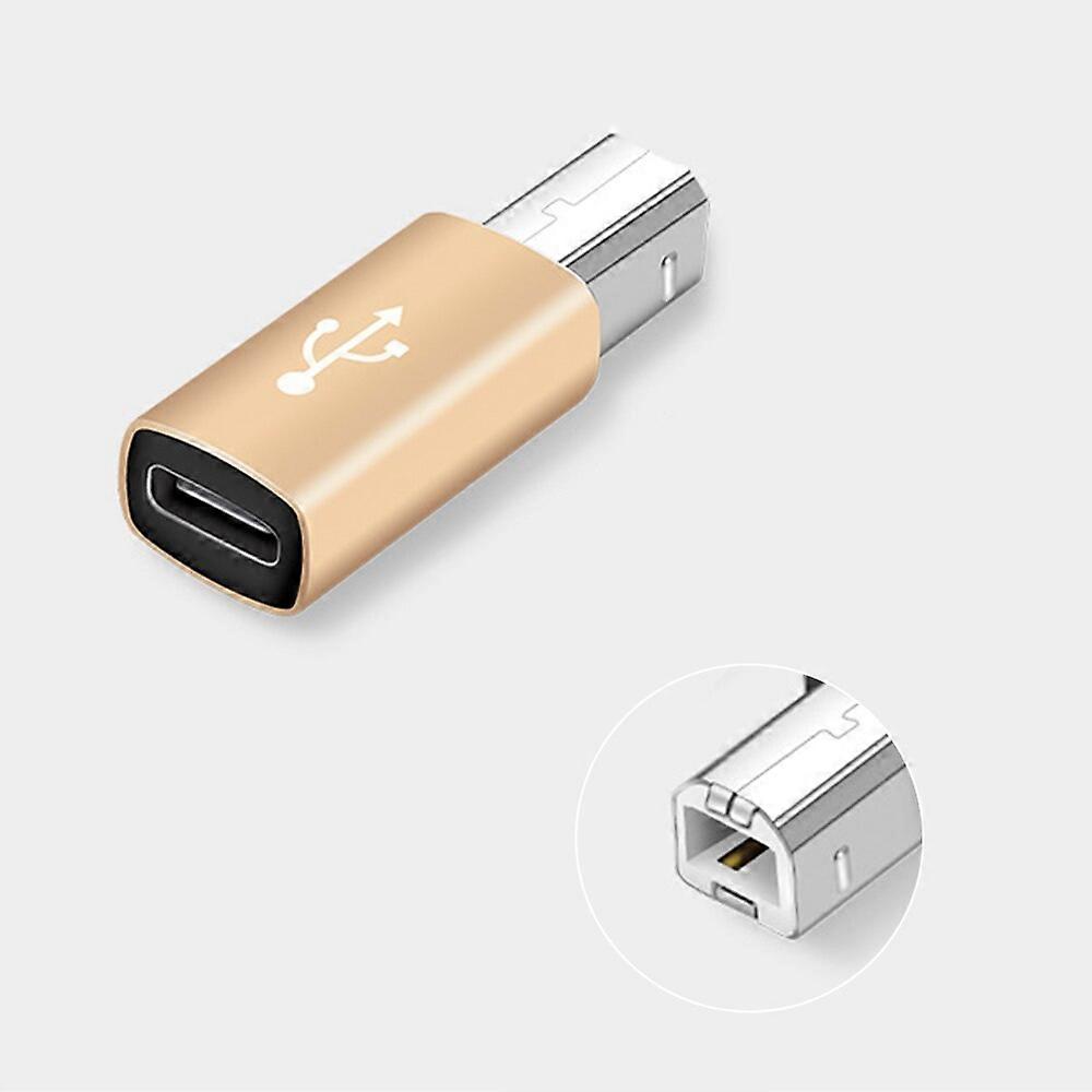 Type C Adapter C to USB Type B 2.0, MIDI Converter for MacBook Pro Air HP Canon Epson Dell for Samsung Type C, Piano Printer