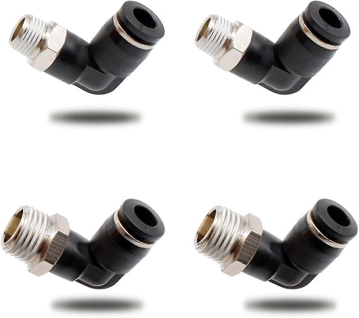Pieces Pneumatic Connectors, Two Different Models (6MM  1/4" and 6MM  1/8") for DIY Tools
