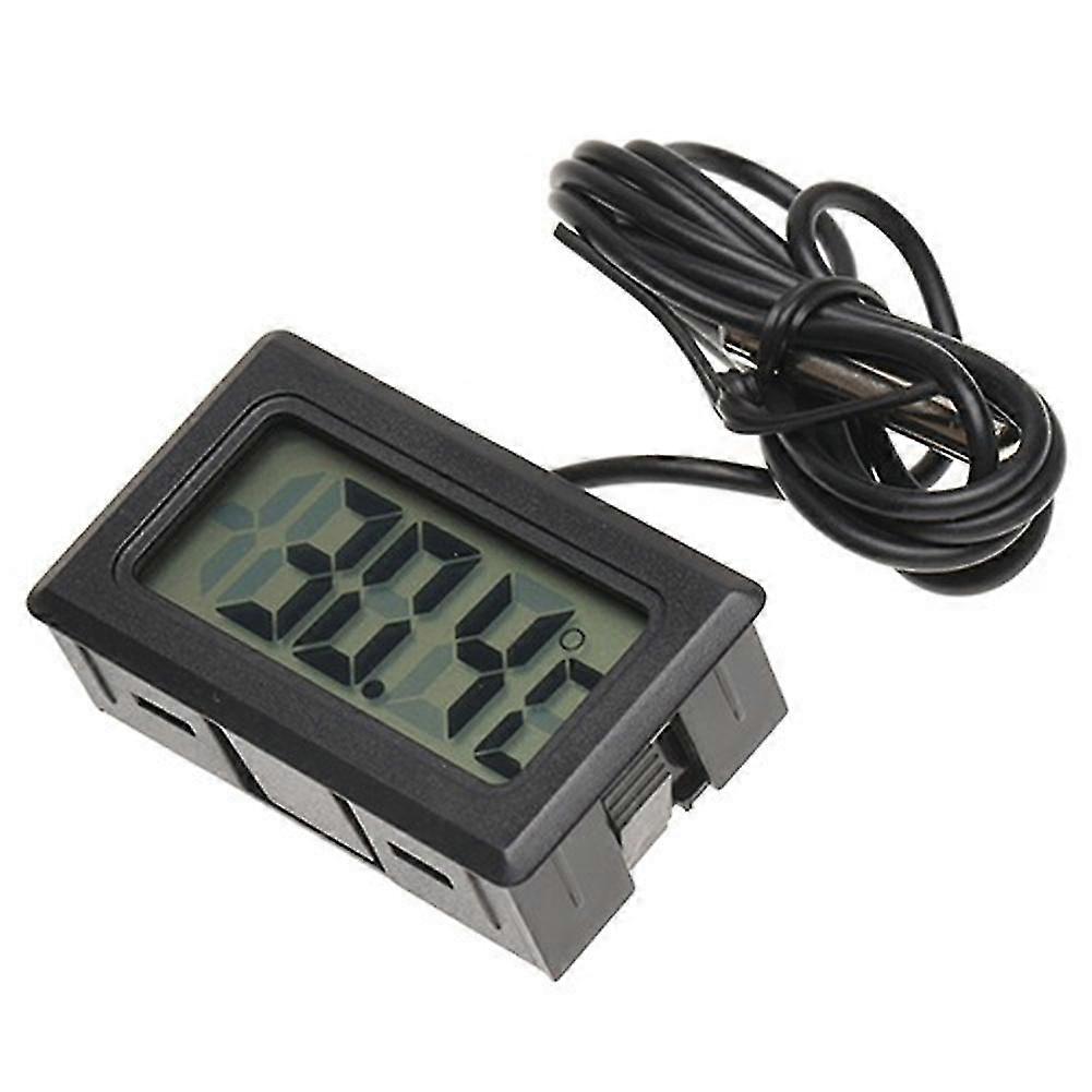 Car Interior Thermometer Digital Lcd Display Fish Tank Temperature Meter Tool