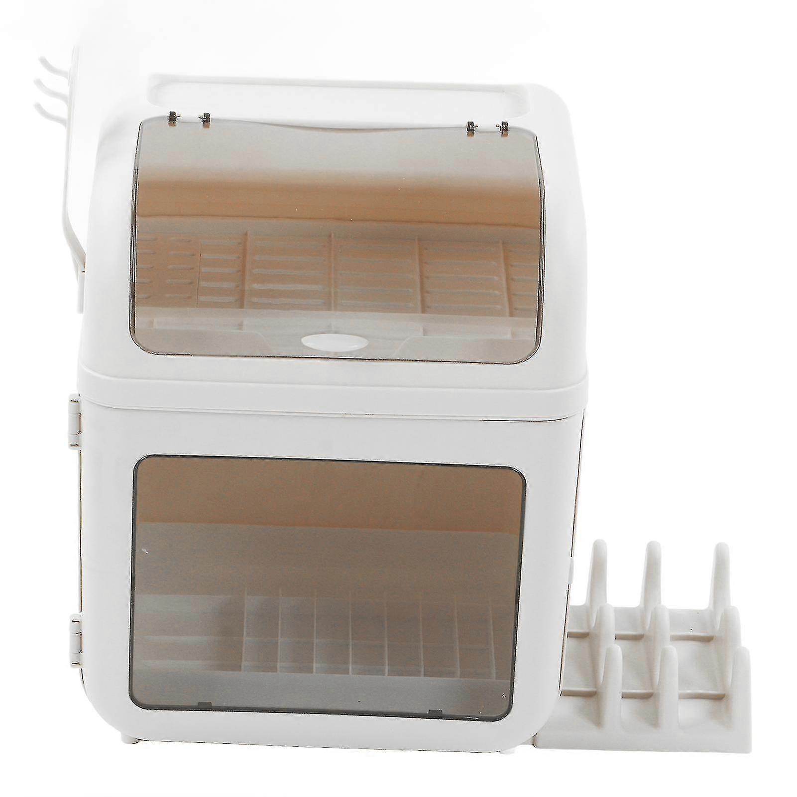 Dish, Bowl, and Tableware Storage Cabinet with Chopstick Organizer