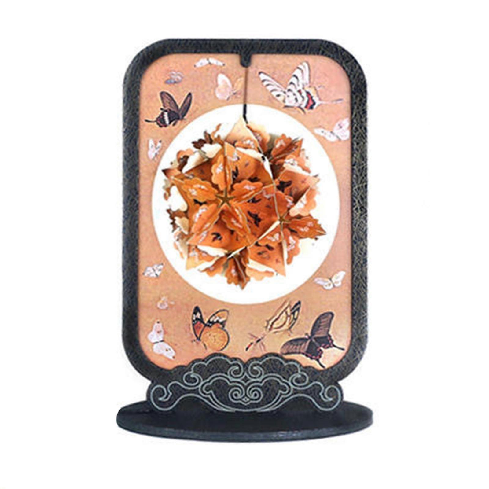 Brand New Shadow Paper Carving Night Lamp Creative Multicolor Unique Diy Bedside Decorative Table Light Hotsale!