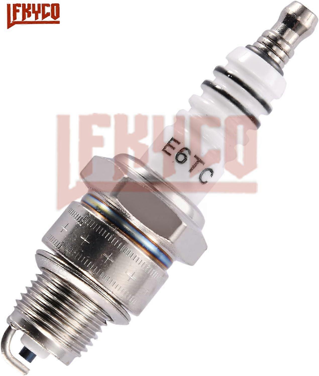 1/2 / 4PCSオートバイスパークプラグE6TCヤマハPW50 PW80 PW60 LT50 50cc70cc 90cc 110cc 150cc ATVクワッドモペットスクーターゴーカートダート