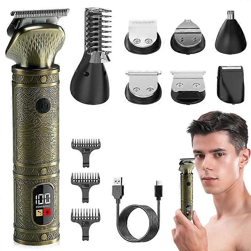Resuxi Lk-886 2023 New Multifunctional Hair Clipper Men's Home Nose Wool Set Electric Shavery Sword Scraped